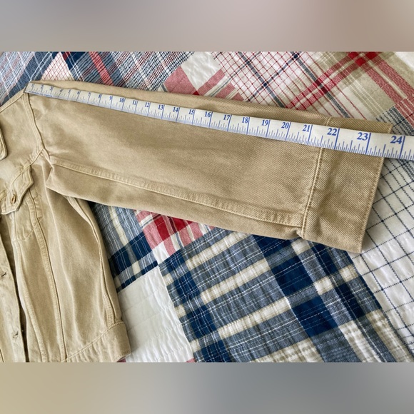 Michael Kors khaki denim jacket size M NWT - Picture 12 of 13